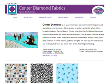 Tablet Screenshot of centerdiamond.com